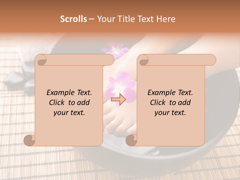 Stones Spa Fresh PowerPoint Template