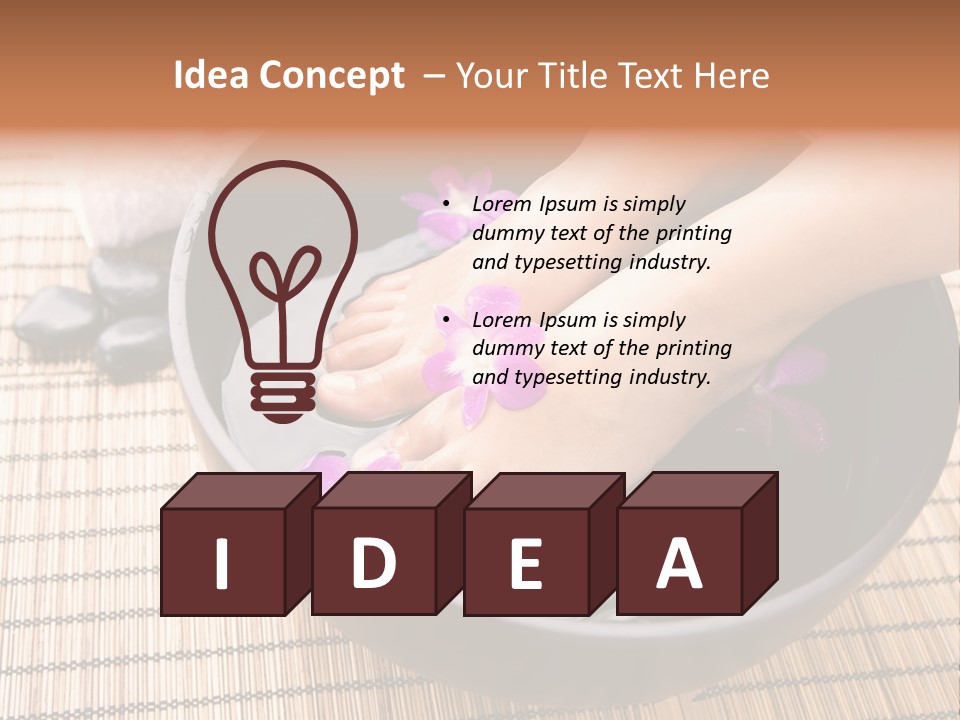 Stones Spa Fresh PowerPoint Template