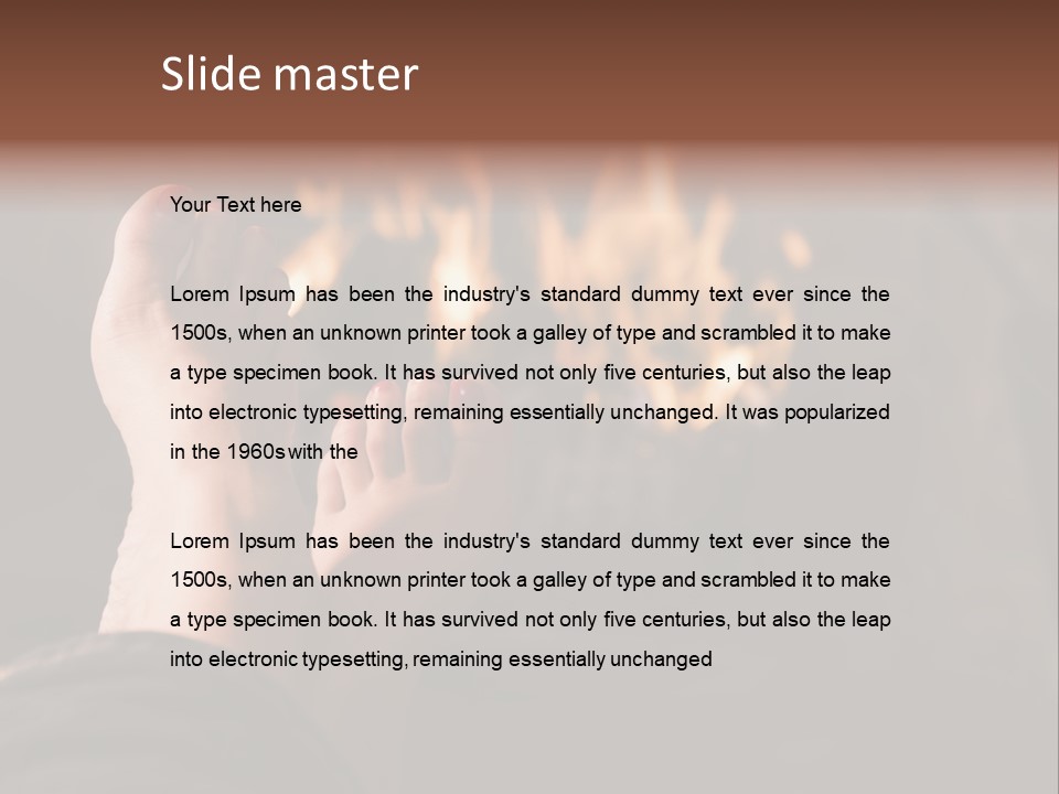 Log Bare Happy PowerPoint Template