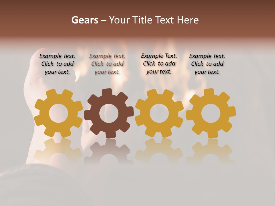 Log Bare Happy PowerPoint Template