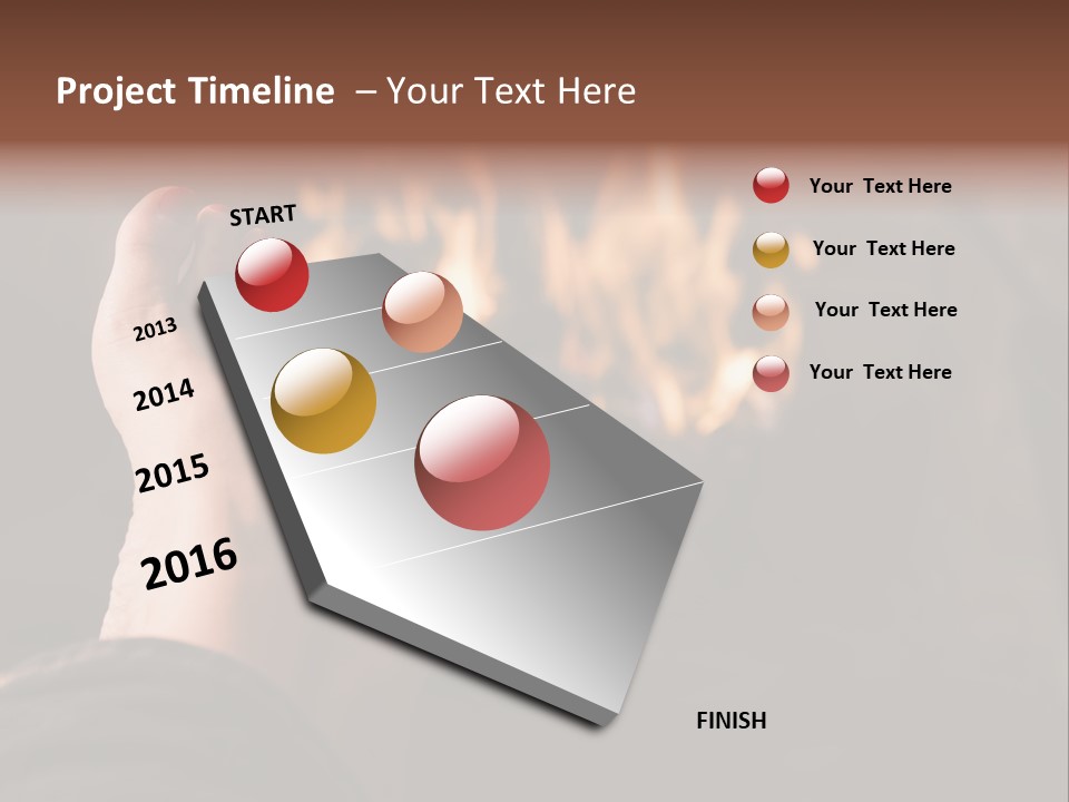 Log Bare Happy PowerPoint Template