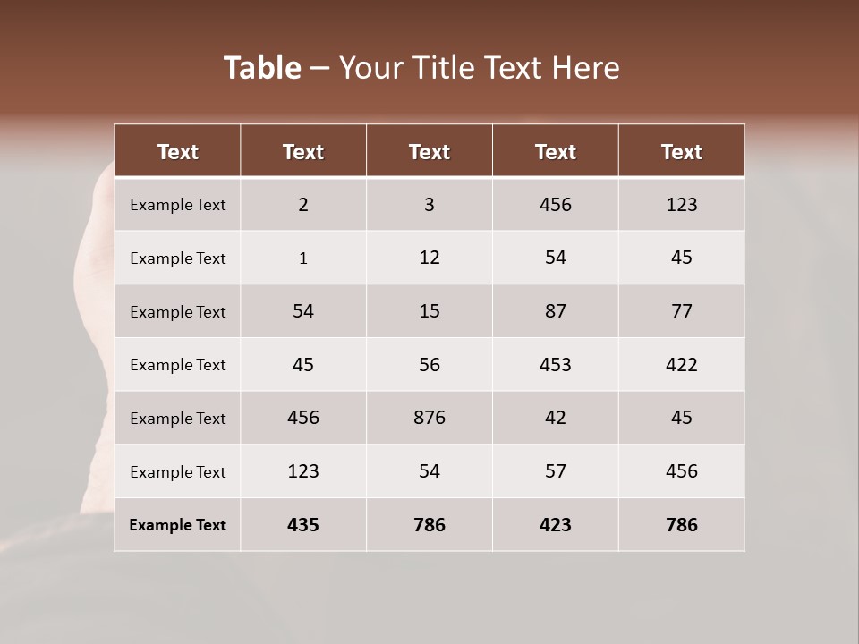 Log Bare Happy PowerPoint Template