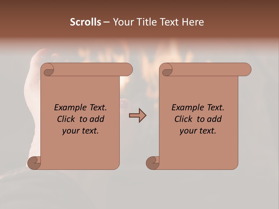Log Bare Happy PowerPoint Template
