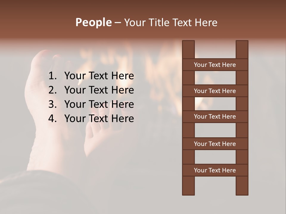 Log Bare Happy PowerPoint Template
