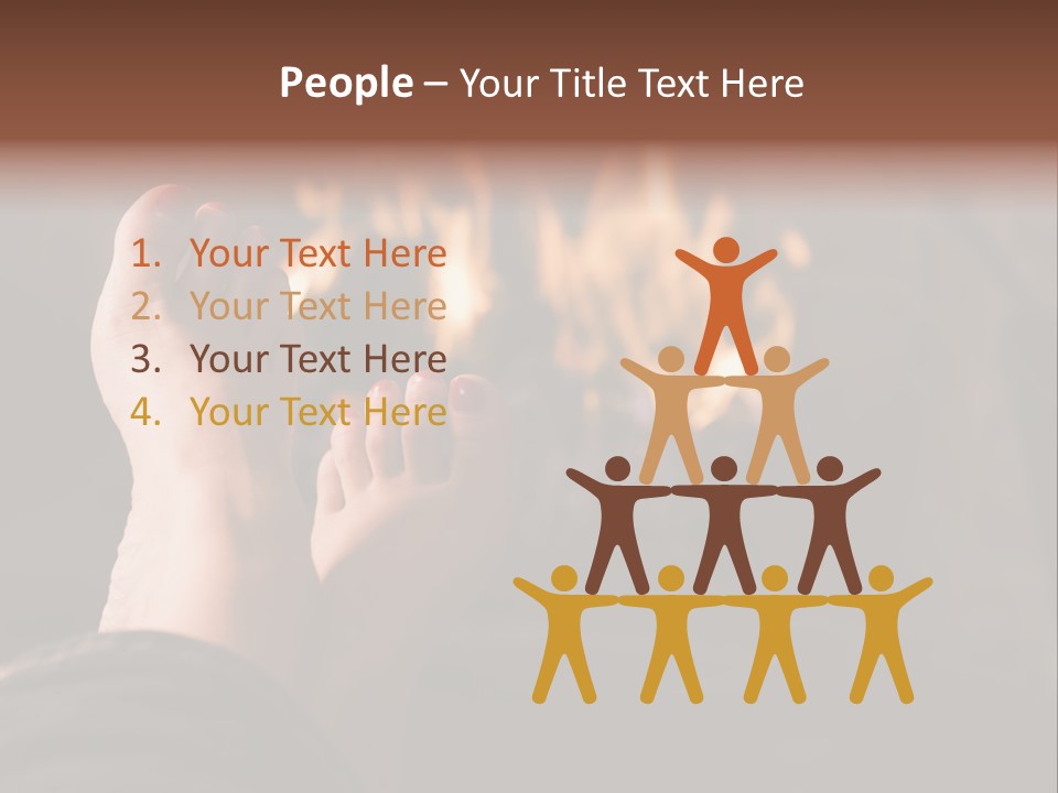 Log Bare Happy PowerPoint Template