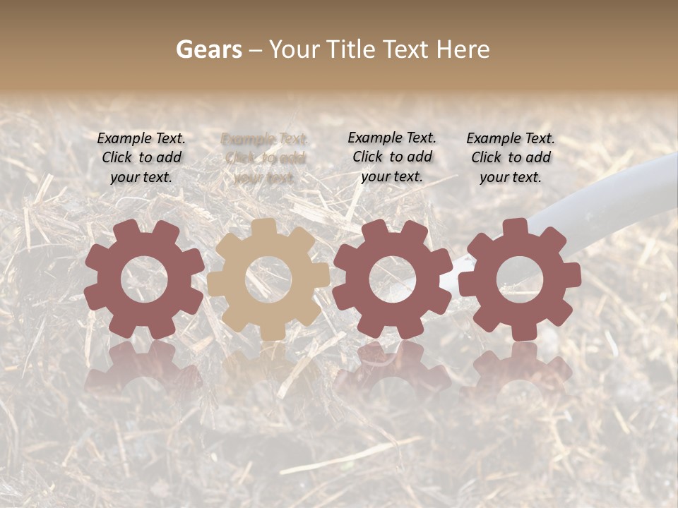 Rural Fertilise Garden PowerPoint Template