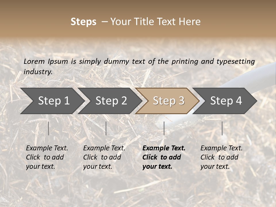 Rural Fertilise Garden PowerPoint Template