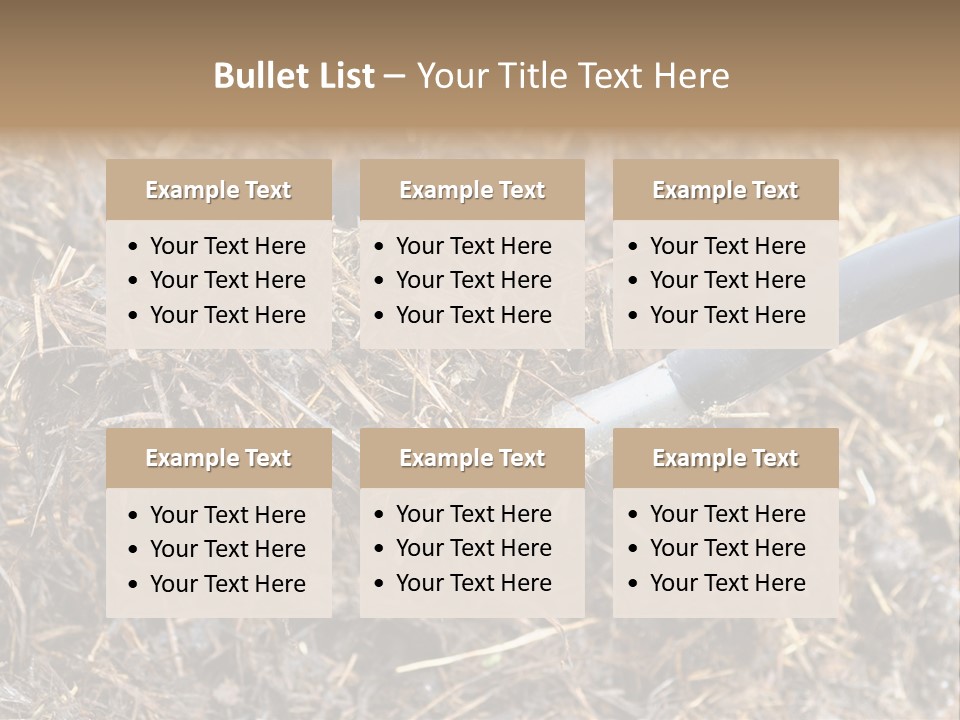 Rural Fertilise Garden PowerPoint Template