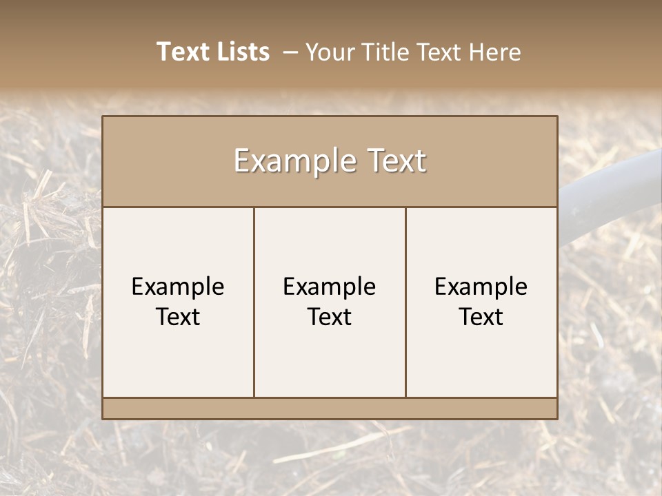 Rural Fertilise Garden PowerPoint Template