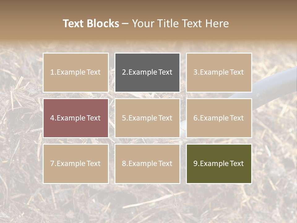 Rural Fertilise Garden PowerPoint Template