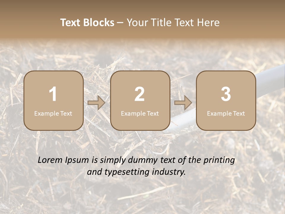 Rural Fertilise Garden PowerPoint Template