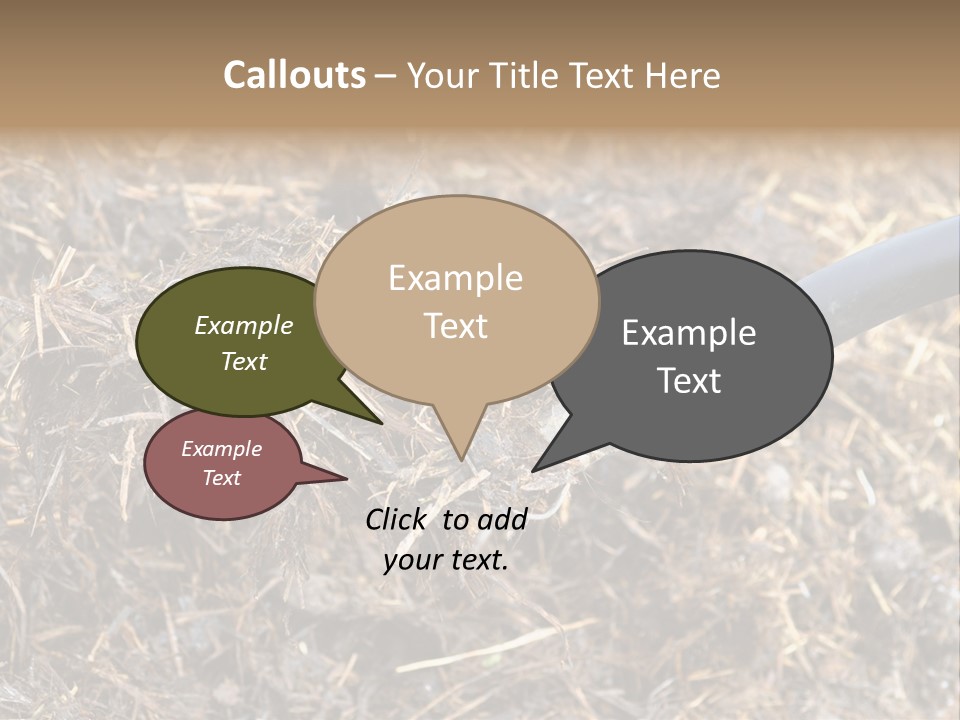 Rural Fertilise Garden PowerPoint Template