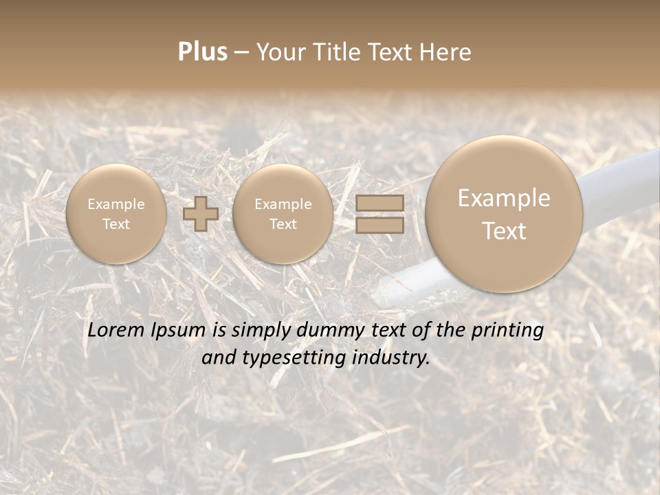Rural Fertilise Garden PowerPoint Template