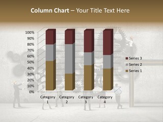 Determination Cog Unity PowerPoint Template