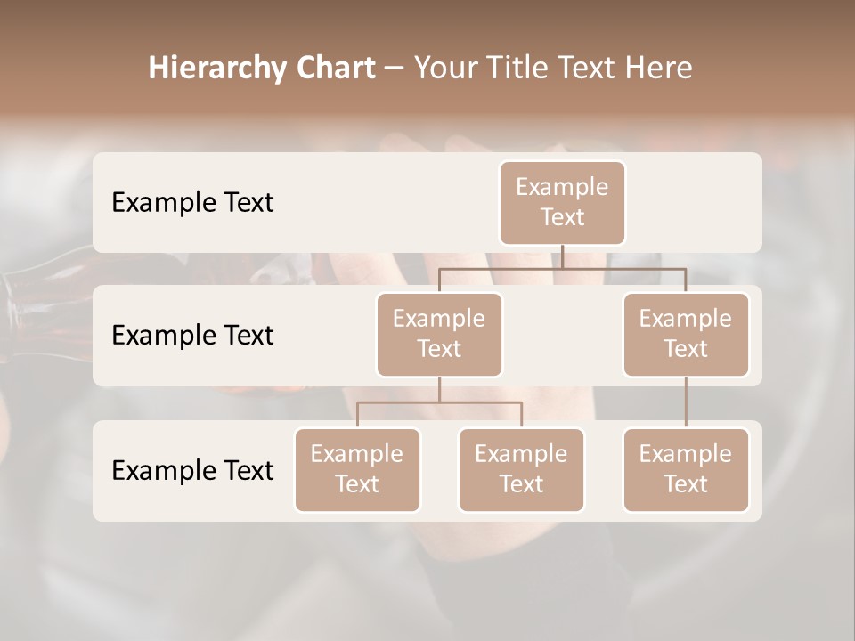 Bottle Closeup Holding PowerPoint Template
