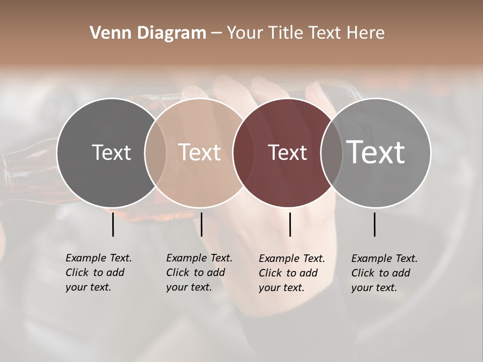 Bottle Closeup Holding PowerPoint Template