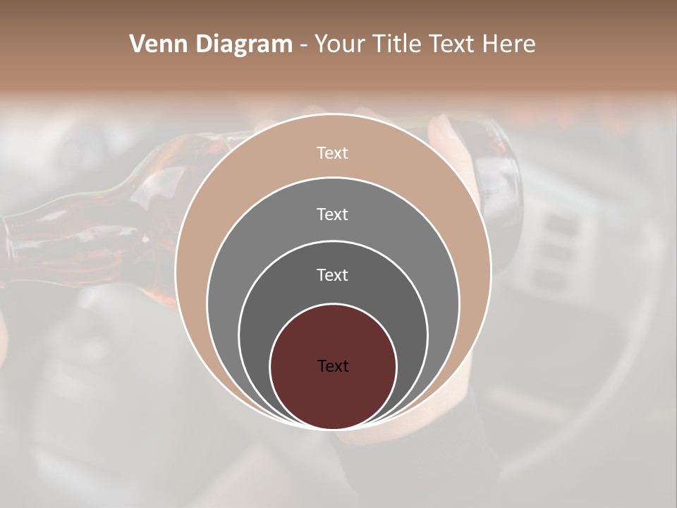 Bottle Closeup Holding PowerPoint Template