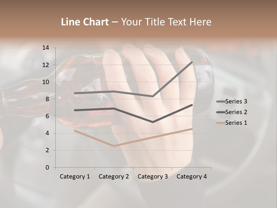 Bottle Closeup Holding PowerPoint Template