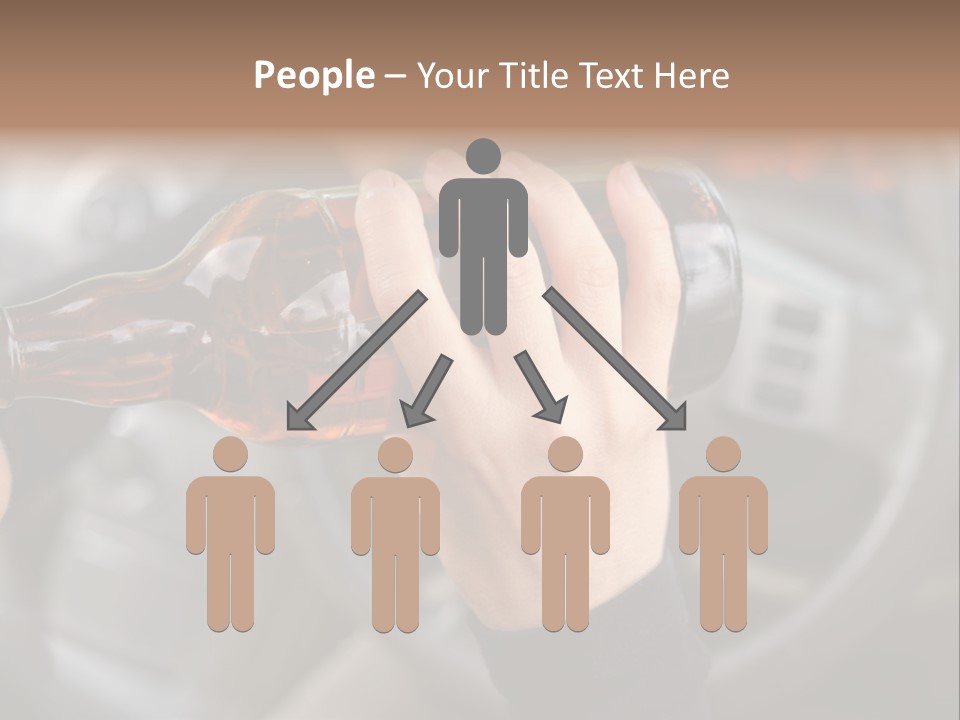 Bottle Closeup Holding PowerPoint Template