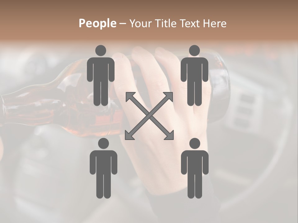 Bottle Closeup Holding PowerPoint Template