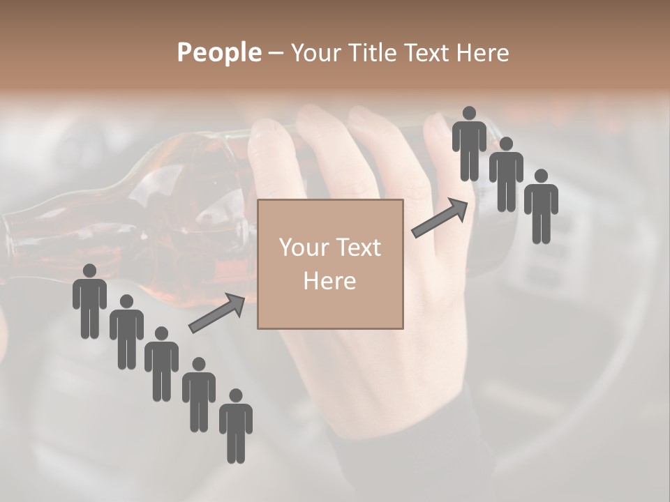 Bottle Closeup Holding PowerPoint Template