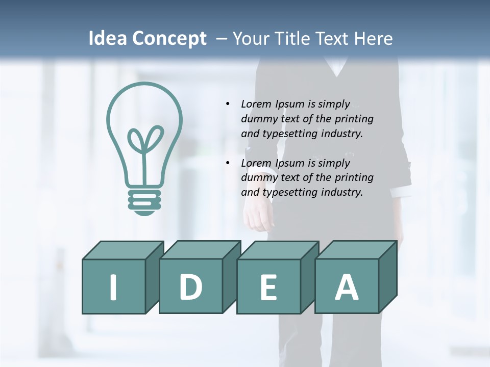 Sandwich Herb Salad PowerPoint Template