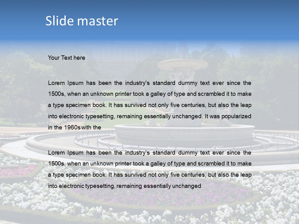 Campo Del Moro Daylight Outdoor PowerPoint Template