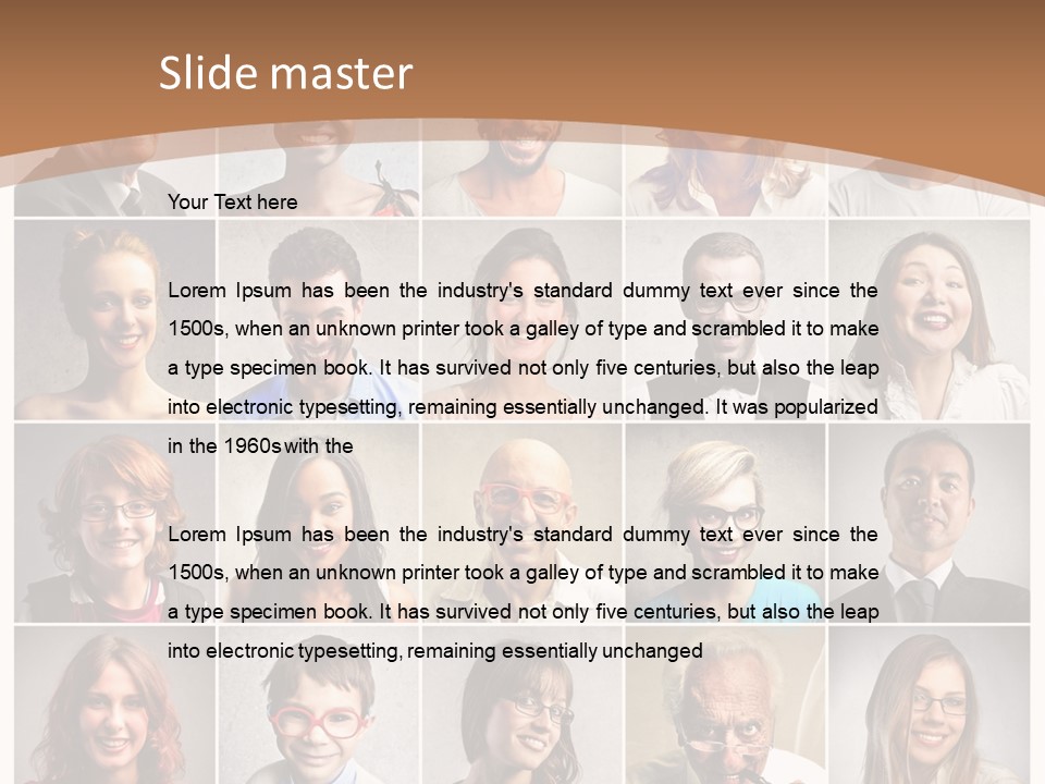 Work Puzzle Elder PowerPoint Template