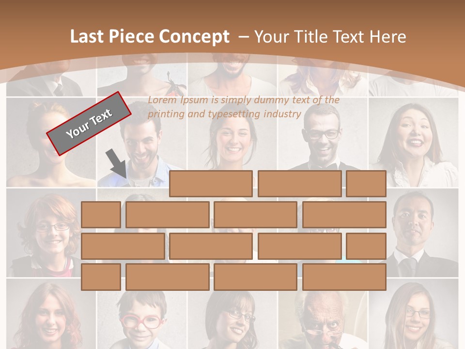 Work Puzzle Elder PowerPoint Template
