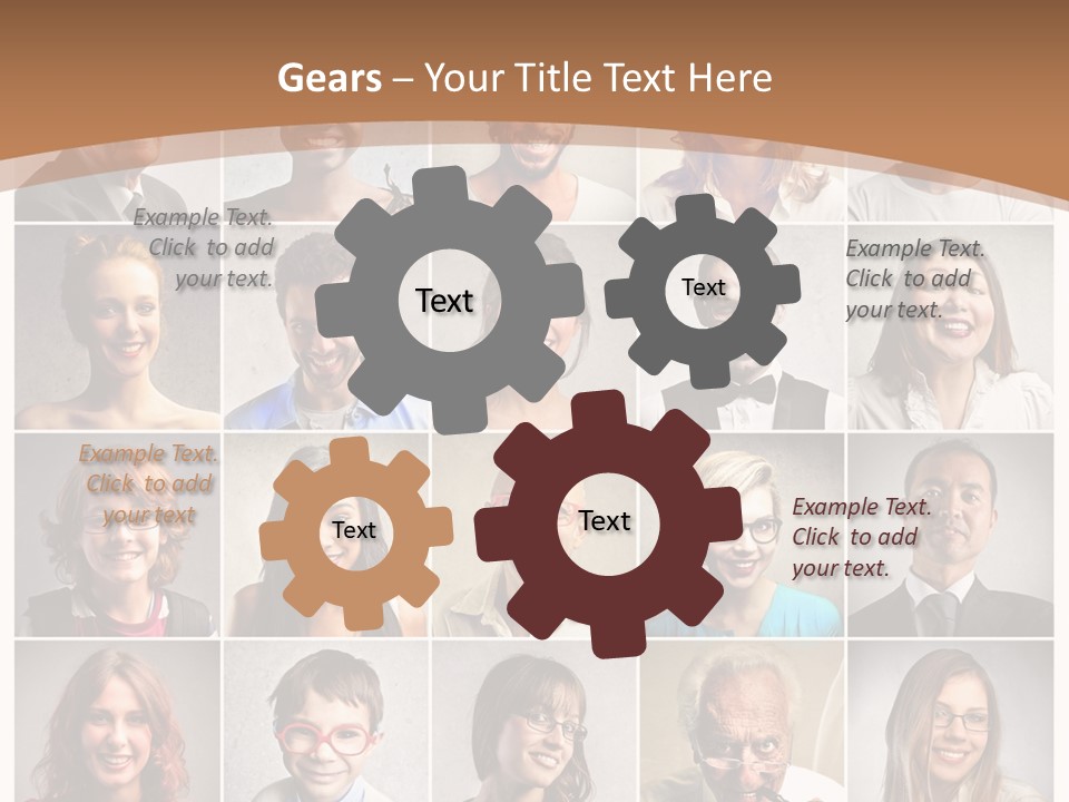 Work Puzzle Elder PowerPoint Template