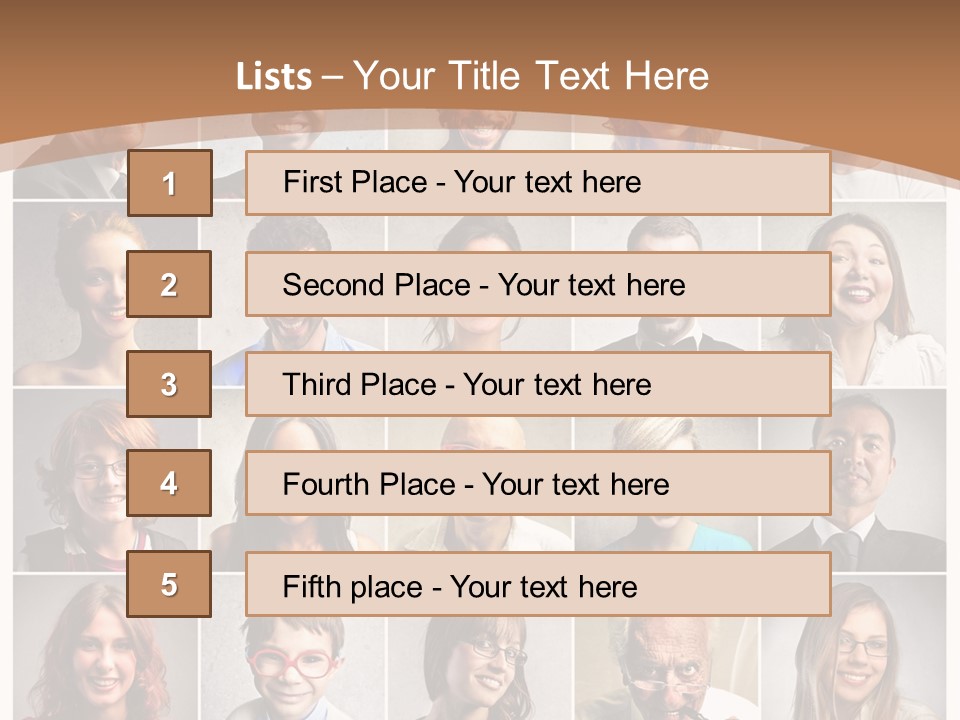 Work Puzzle Elder PowerPoint Template