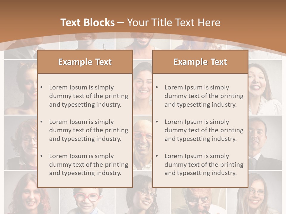 Work Puzzle Elder PowerPoint Template