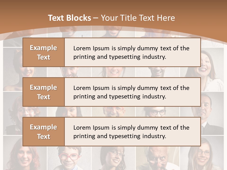 Work Puzzle Elder PowerPoint Template