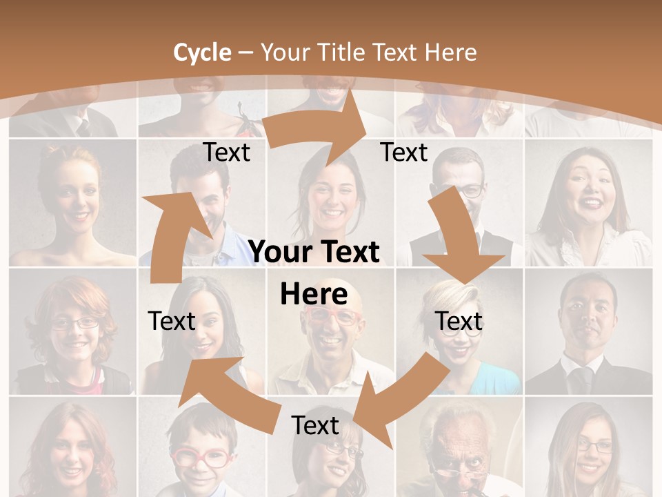 Work Puzzle Elder PowerPoint Template