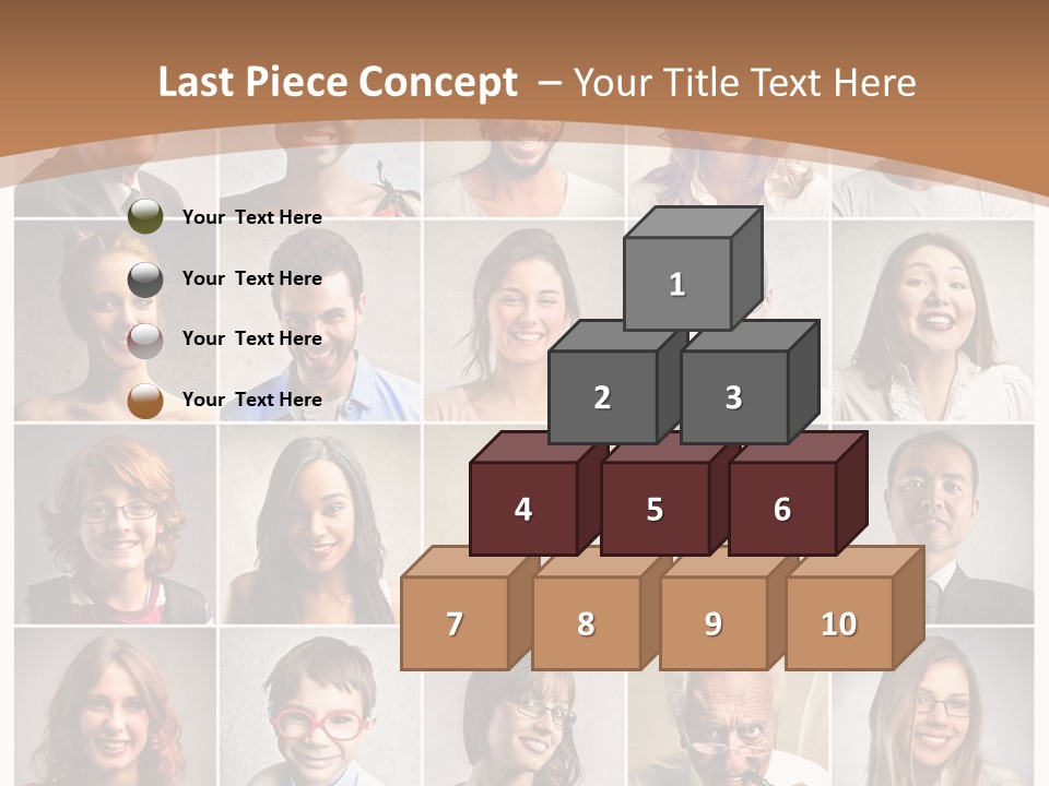 Work Puzzle Elder PowerPoint Template