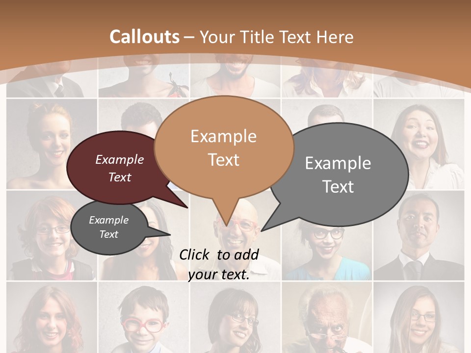 Work Puzzle Elder PowerPoint Template