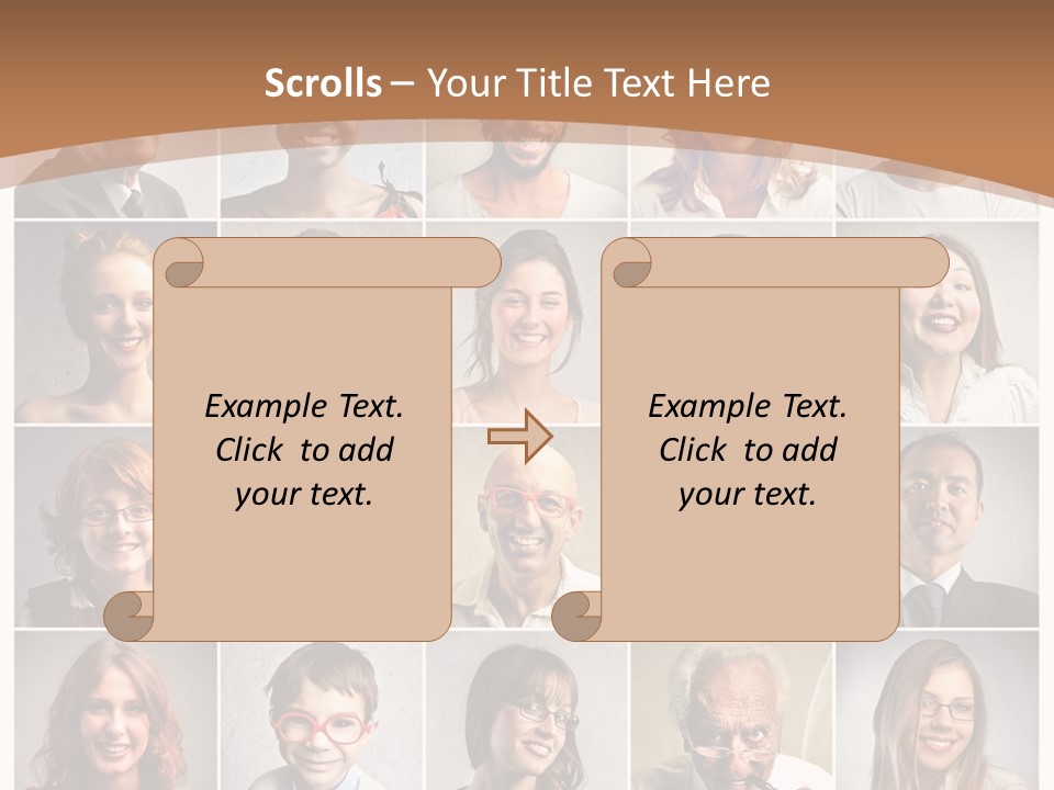 Work Puzzle Elder PowerPoint Template