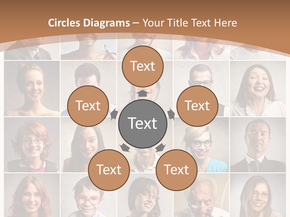 Work Puzzle Elder PowerPoint Template