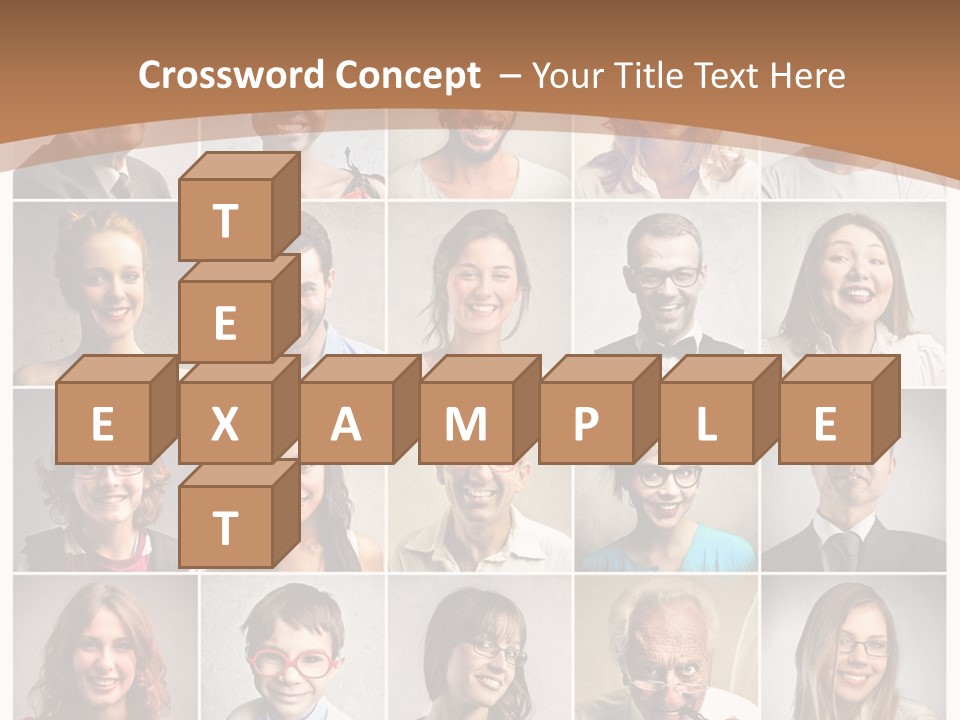 Work Puzzle Elder PowerPoint Template