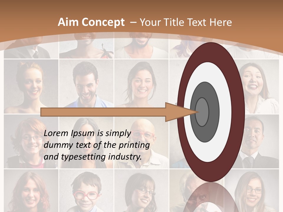 Work Puzzle Elder PowerPoint Template