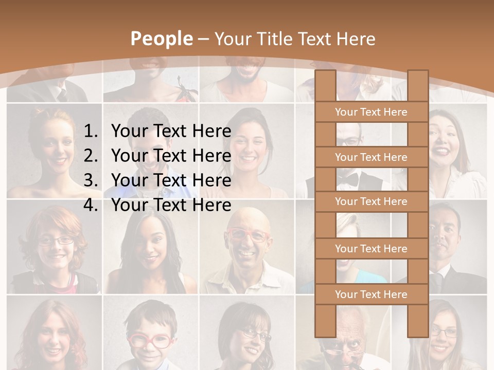 Work Puzzle Elder PowerPoint Template