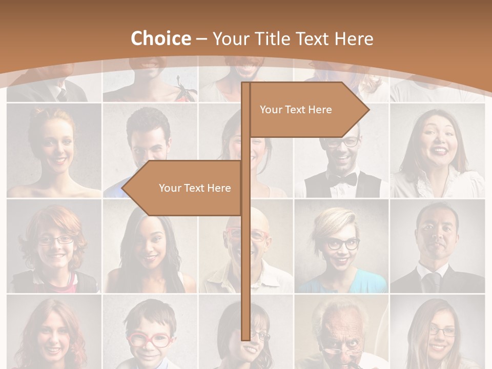 Work Puzzle Elder PowerPoint Template