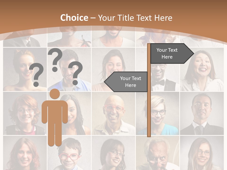 Work Puzzle Elder PowerPoint Template