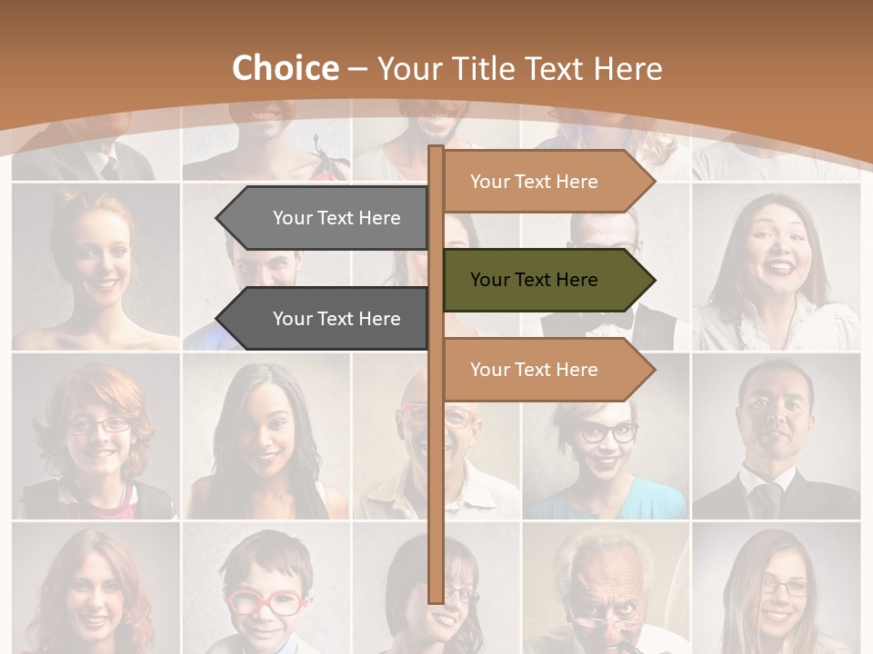 Work Puzzle Elder PowerPoint Template