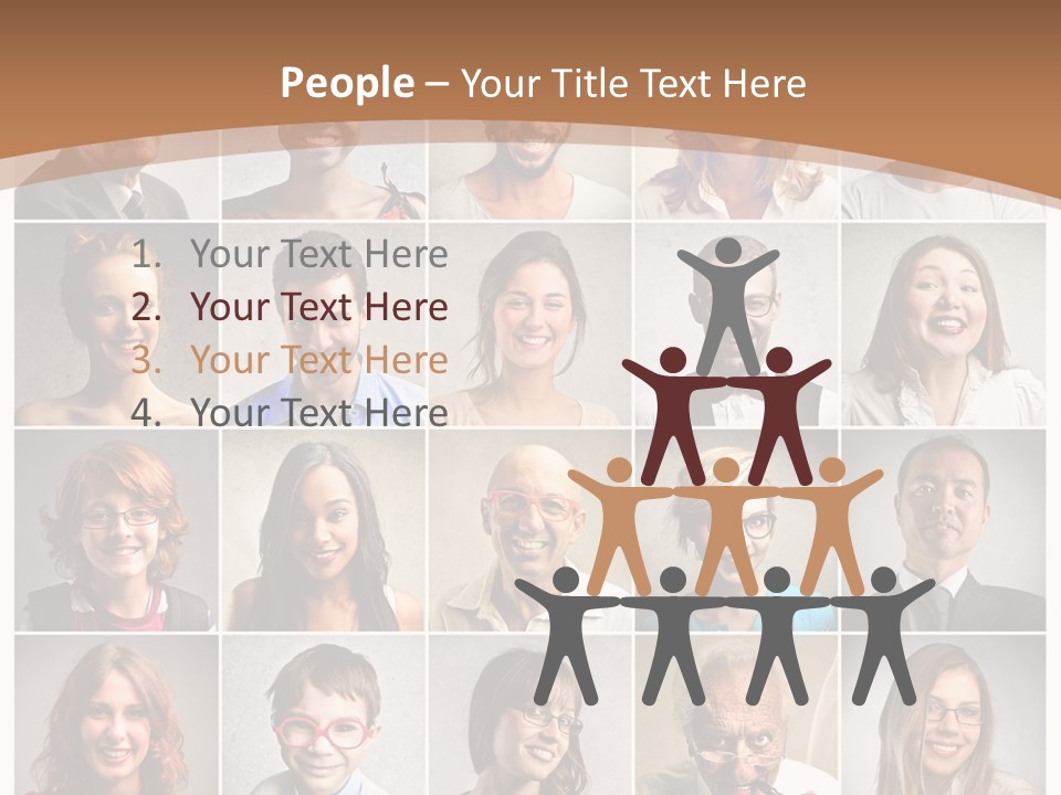 Work Puzzle Elder PowerPoint Template