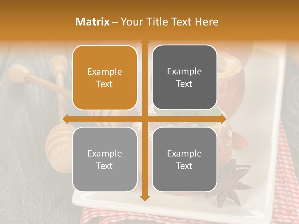 Food White Natural PowerPoint Template