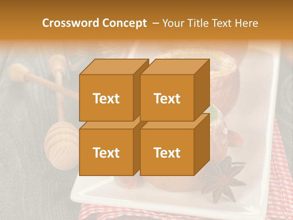 Food White Natural PowerPoint Template