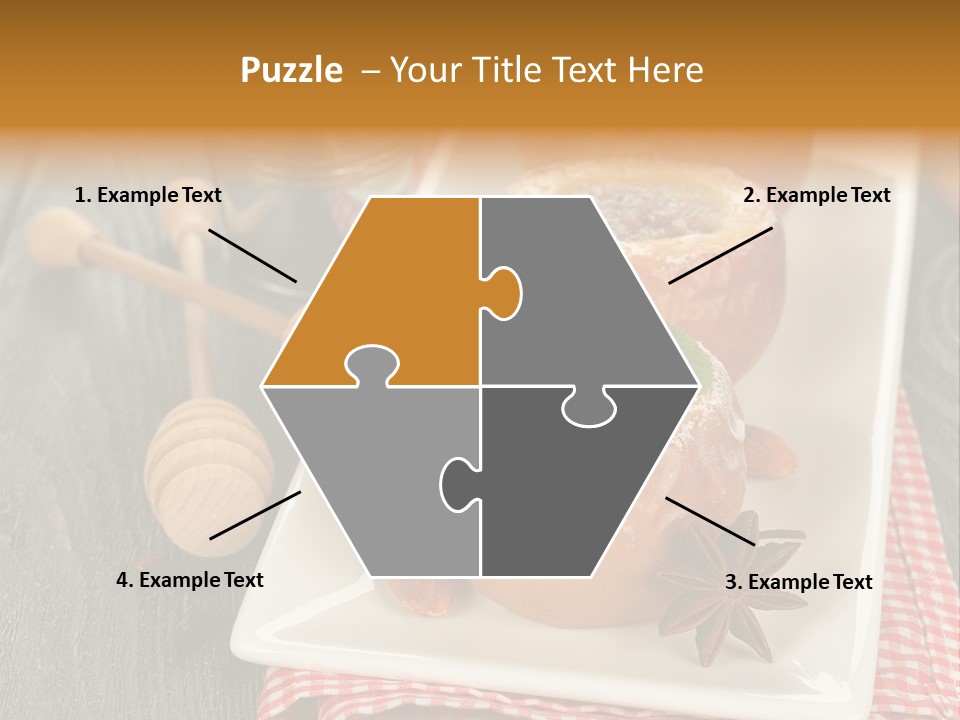 Food White Natural PowerPoint Template