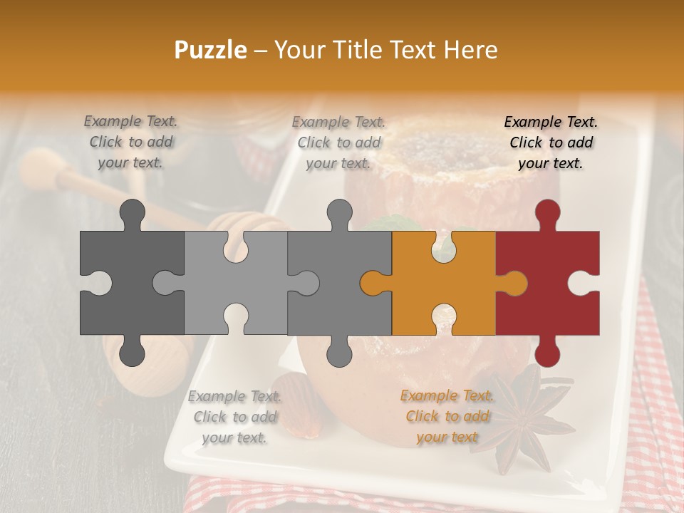 Food White Natural PowerPoint Template