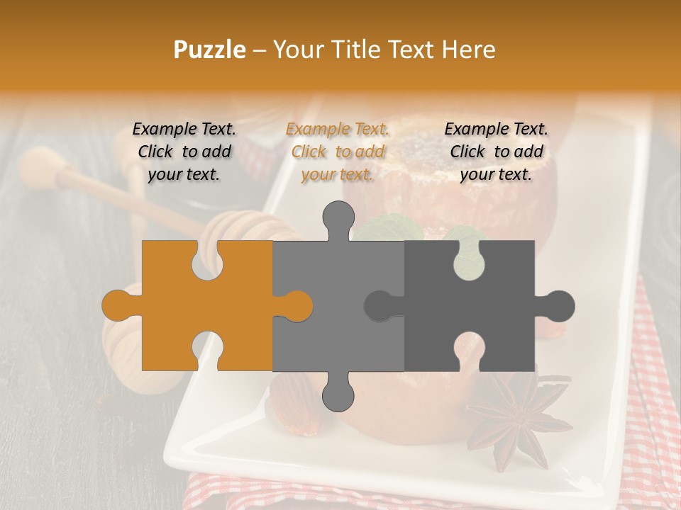 Food White Natural PowerPoint Template